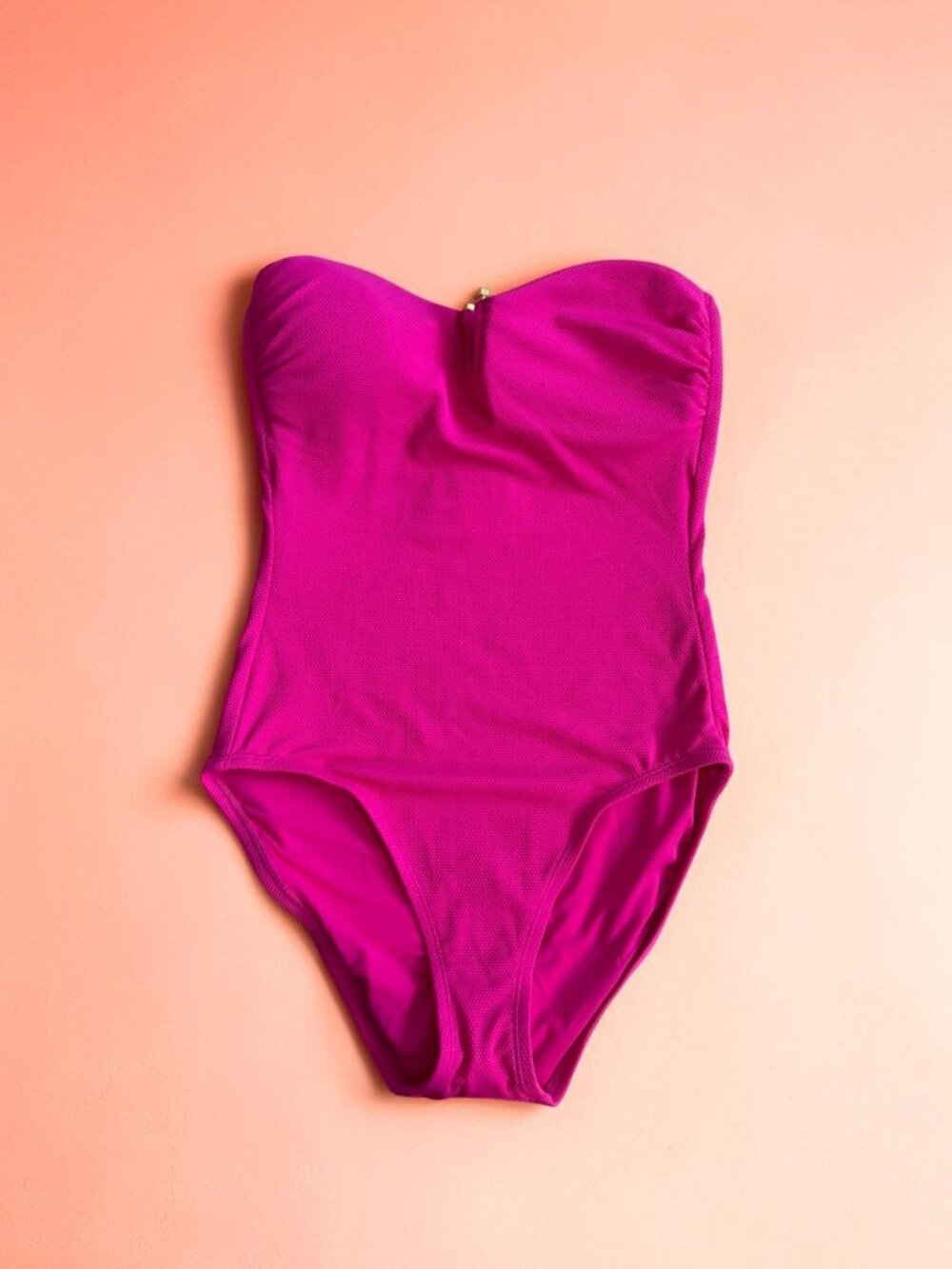 TOMMY BAHAMA Pink Strapless Tummy Control Swimsuit Sz 8 NEW NWT
